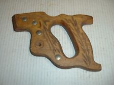 Vintage Hand Saw Handle Wooden Woodworking Tool picture