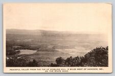 Vintage Peaceful Valley From Summit Sideling Hill Near Hancock Maryland  P64A picture