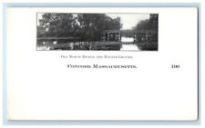 c1900s Old North Bridge and Battle Ground Concord Massachusetts MA PMC Postcard picture