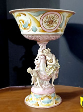Antique German Sitzendorf Porcelain Centerpiece, 14.5