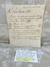 1806 French American Relations Letter from Andre Dupin Lawyer and President of t picture