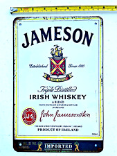 Jameson Irish Whiskey Tin Sign Scotch Whisky Retro Vintage Metal Bar Label Art picture
