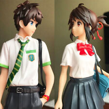 2Pcs/Set Anime Your Name Tachibana Taki & Miyamizu Mitsuha PVC Action Figure Toy picture