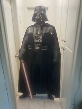 Darth Vader Life Size Cut out / Display Dark Side Red Light Saber Voice Box picture