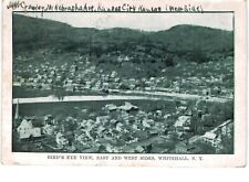 Whitehall Bird's Eye BEV Aerial East & West Sides Photographic 1905 NY  picture