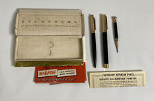 Vintage Eversharp CA Repeater Pen And Repeater Pencil Gold Top And Trim With Box picture