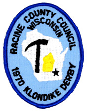 1970 Klondike Derby Racine County Council Patch Wisconsin WI Boy Scouts BSA picture