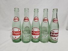 5 Dr Pepper 10 2 4 Glass Bottles 6.5 Oz Vintage picture