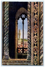 1924 View of The Tower of the Palazoo Vecchio Florence Oilette Tuck Art Postcard picture