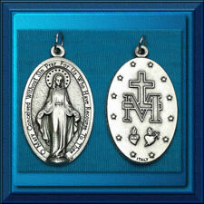Miraculous Medal Virgin Mary 1 3/4