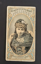 1880  Between the Acts & Bravo Cigarettes - Miss Florence St. John as 