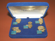 WDCC Anniversary Pin Set, 1st Five Years Commemorative, 1992-1996 picture