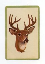 RARE  - DEER Stag with Antlers by Harry Lafler / Vintage SWAP Trading CARD picture