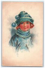 c1910 Little Woolly Woman Water Colour London England Oilette Tuck Art Postcard picture