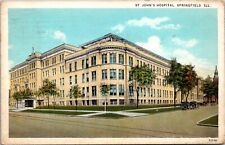 Postcard St. John's Hospital in Springfield, Illinois picture