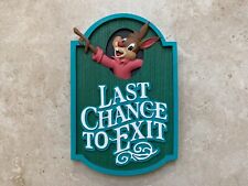 Splash Mountain Replica Sign - Last Chance To Exit - Satisfactual Sign Co picture