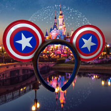 Rare Super Soldier Exclusive 2024 Disney-Parks Captain America Ears Headband US picture