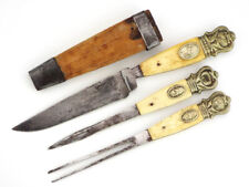 Antique 17th -18th C.German Hunting TROUSSE Cutlery Set picture