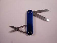Vtg Victorinox 58mm Blue ALOX Companion Swiss Army Knife Scissors NORTHROP Rare picture