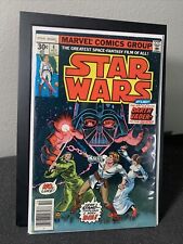 Star Wars #4 Marvel Comic Book 1977 First Print Newsstand 30 Cents Death Obi-won picture