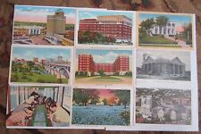 1900s early  ANTIQUE & LINEN TEXAS POSTCARD LOT of 16 DIFFERENT some unused Nice picture