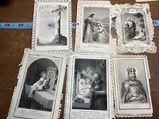 Antique Holy Card  1800’s six. Poor Christ st julien etc picture