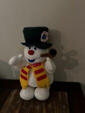 2003 Vintage Frosty The Snowman Singing Musical Stuffed Plush Christmas Toy R Q picture
