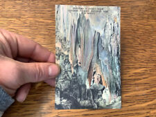 Vintage Original Postcard: DRAPERIES queen's room - CARLSBAD CAVERNS new mexico picture