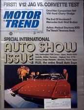 SPECIAL INTERNATIONAL -  MOTOR TREND MAGAZINE, VOL. 23 / NO, 4 APRIL 1971 picture