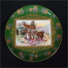 Austrian Moritz Zdekauer Plate 674 - Antique Collectible Porcelain Dish picture