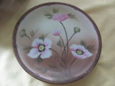 Vintage pretty Nippon poppy plate 8 1/8