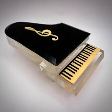 Powder Trinket Box Vintage Plastic Made Piano Souvenir Odessa Ussr 1960s Gift picture