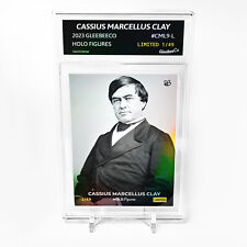 CASSIUS MARCELLUS CLAY Holographic Card 2023 GleeBeeCo #CML9-L LIMITED to /49 picture
