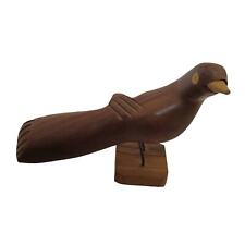 Vintage Carved Mexican Ironwood Bird Figurine Statue Hand Carved picture