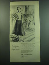 1949 R.H. Stearns Jersey Two-Piece Skirt and Top Ad - For College in New England picture
