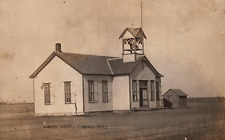 Goddard Kansas School House RPPC Vintage 1909 Postcard picture