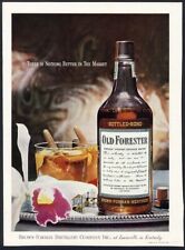 1946 OLD FORESTER Ad Kentucky Straight Bourbon Whisky BROWN FORMAN Distillery picture