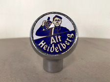 Antique Alt Heidelberg Beer Tap Handle, Chrome/ Porcelain Ball  30s - 40s picture