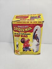 The Amazing Spider-Man & Incredible Hulk 48” Inflatable Bop Bag NIB Marvel 1981 picture