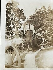 Vintage photograph Gettysburg Pa Kids Standing on a Cannon Circa 1930s C1 picture