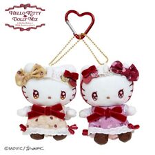 Sanrio Hello Kitty & Hello Mimmy DOLLY MIX Mascot Holder Set picture
