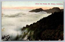 Above the Clouds Mt. Wilson California — Antique Postcard c. 1912 picture