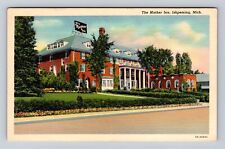Ishpeming MI-Michigan, The Mather Inn Antique, Vintage Souvenir Postcard picture