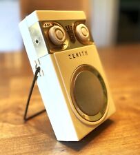Vintage, Zenith Royal 500 B Transistor Radio (1956) White, Tuner Needs Work picture