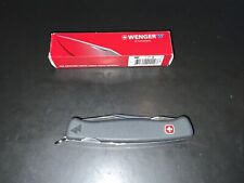 Wenger Swiss Army Knife Black/Gray Mountaineer 1.77.06 New In Box picture