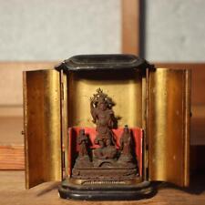 Japanese wooden Acala statues Fudo Myoo Buddhism Buddha ornament Zushi WB168 picture