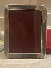 Cartier Sterling Silver Picture Frame 11.5 X 9
