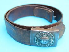 Nice ~ WW1 Imperial German Belt and Buckle 1918 picture