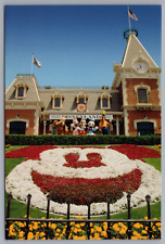 Main Street Train Station Mickey & Friends Disneyland 4x6 Postcard picture