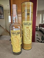 Colonel EH Taylor Small Batch Bourbon Whiskey Empty 750ml Bottle and Tube picture